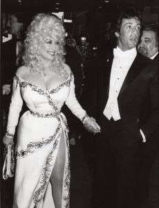 Dolly Parton and Sylvester Stallone, 1984, NYC..jpg